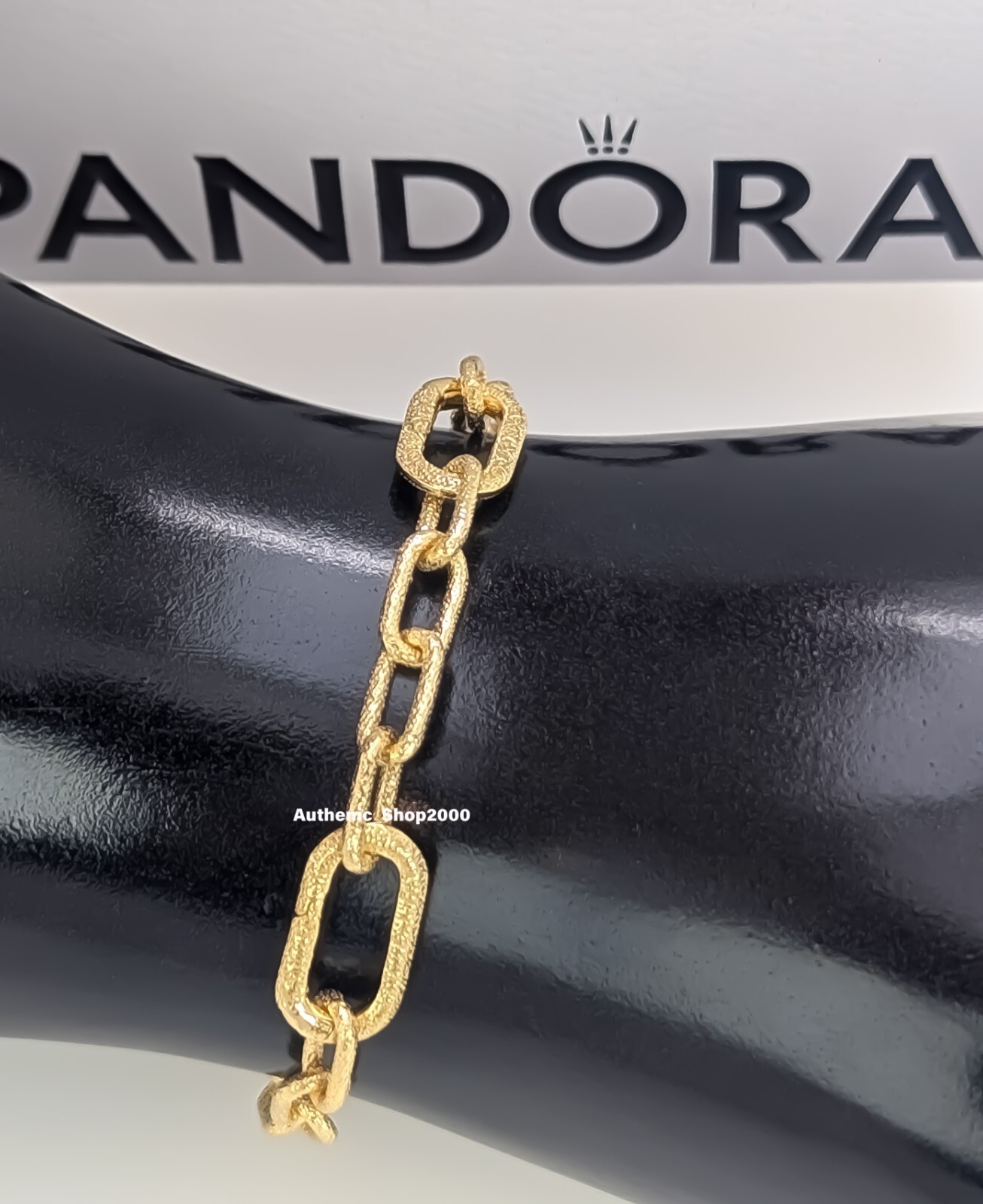 NEW 100% Authentic PANDORA ME 14k Gold Shine S Link Chain Bracelet 563829C00