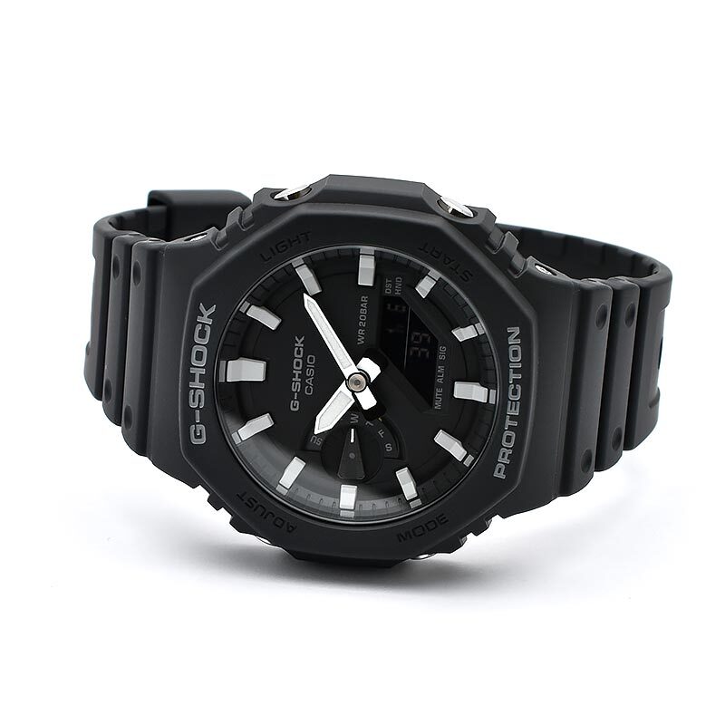 CASIO G-SHOCK GA-2100-1AJF Carbon Core Guard Watch Analog Digital Black Men’s