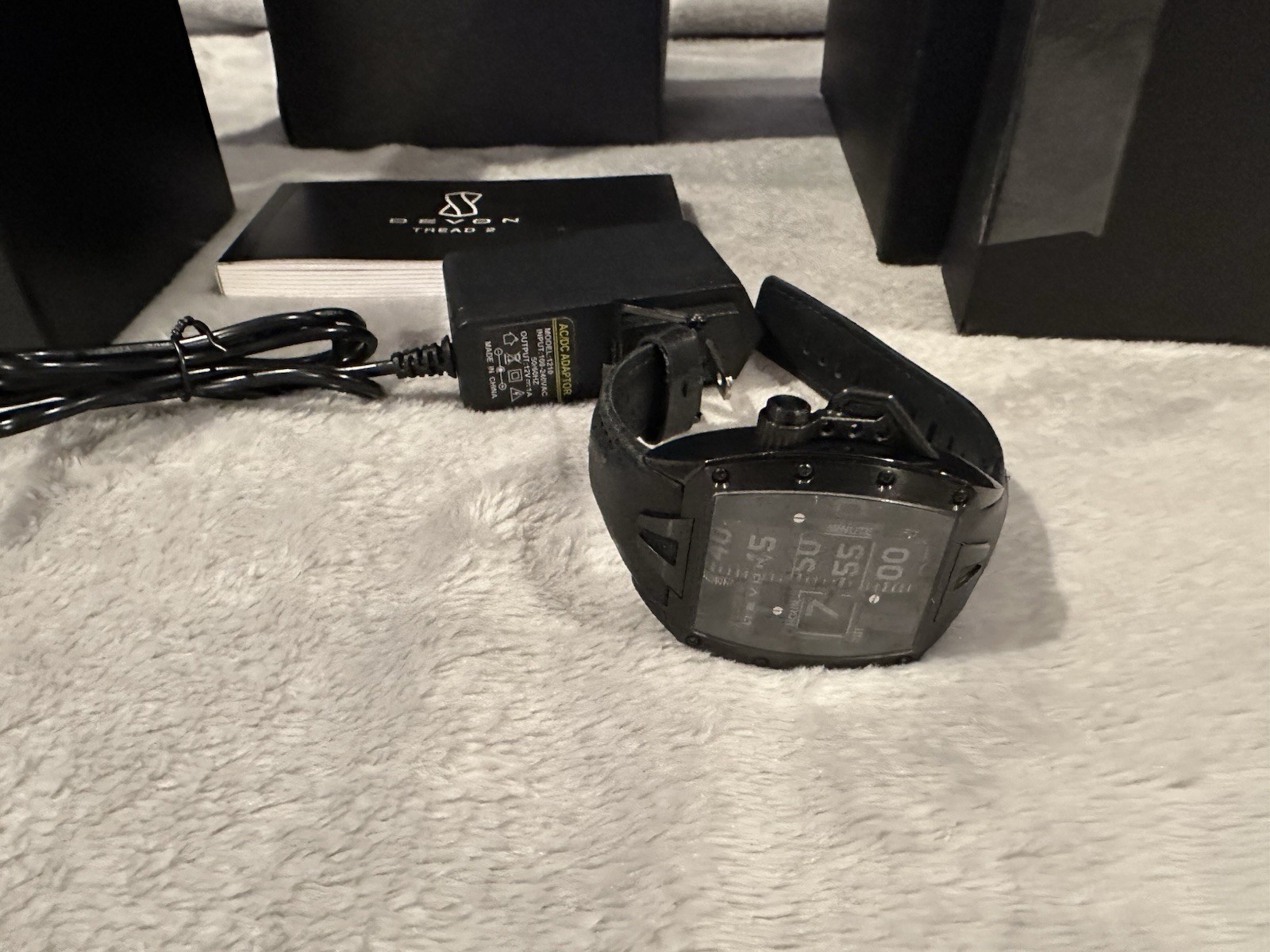 Devon Tread 2 Nightmare Chronograph PVD DLC Limited Complete Set with Box