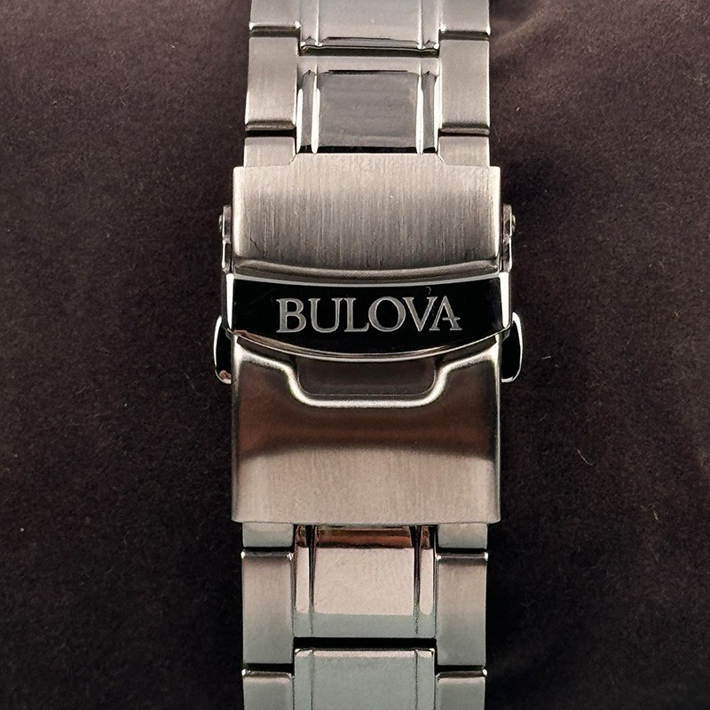Bulova 96B395 Marine Star Orange Dial Chronograph Men’s Quartz Watch 43mm