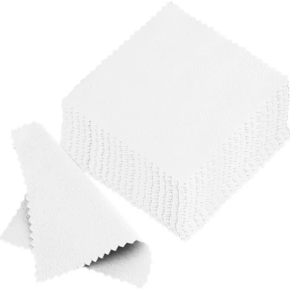Premium Cleaning Cloth For Silver Jewelry Ring Glasses Watch Polishing 50 Pcs