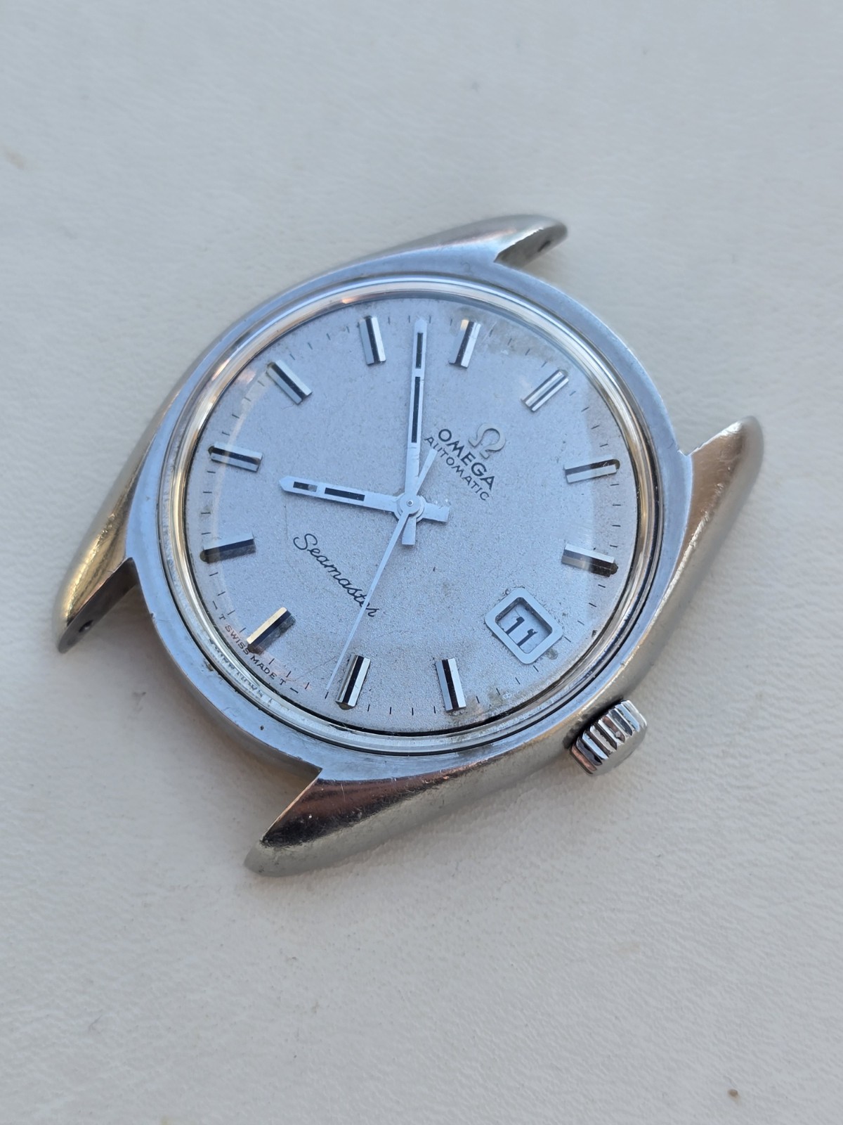 Vinatge Watch Omega Seamaster 166.067 Caliber 565 Va Replaced Glass