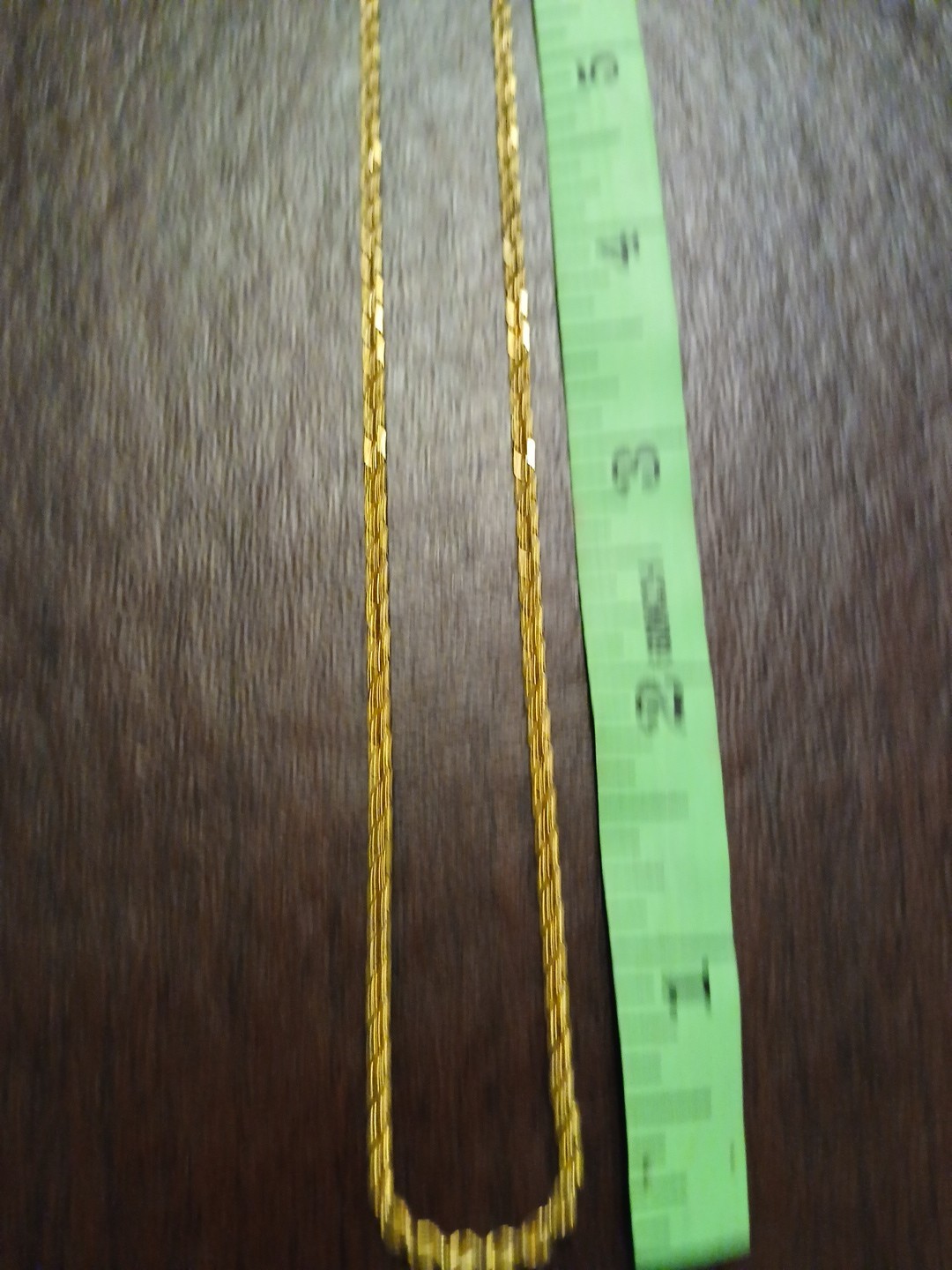 Heavy 925 And 1/10 10 Kt Gold Necklace 20 Inch Necklace Made In Peru