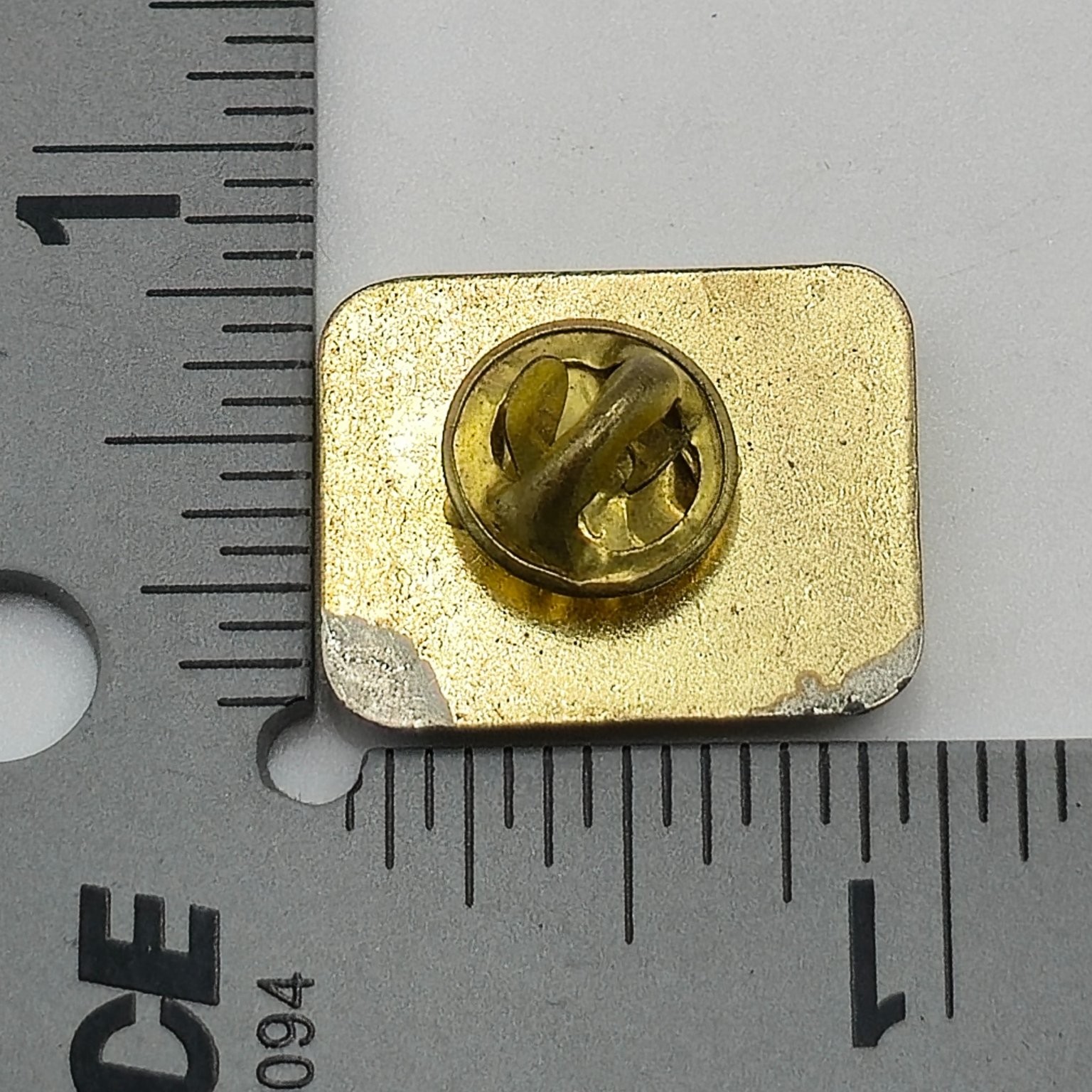 BeMeCo School Bus Lapel Pin 1″ Vintage 1995 “Great Investment” Gold Tone