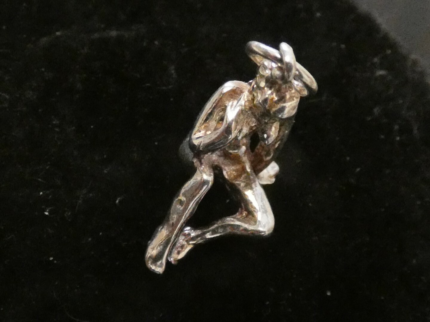 925 Sterling Silver Zodiac Sign Pendant Virgo Approx 1.5cm 3.1g T-1537