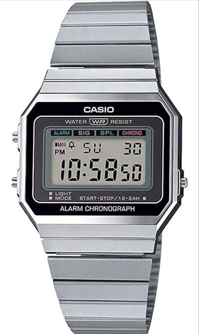 Casio Vintage A700W-1A Digital Watch ALARM Chronograph Water Resistant