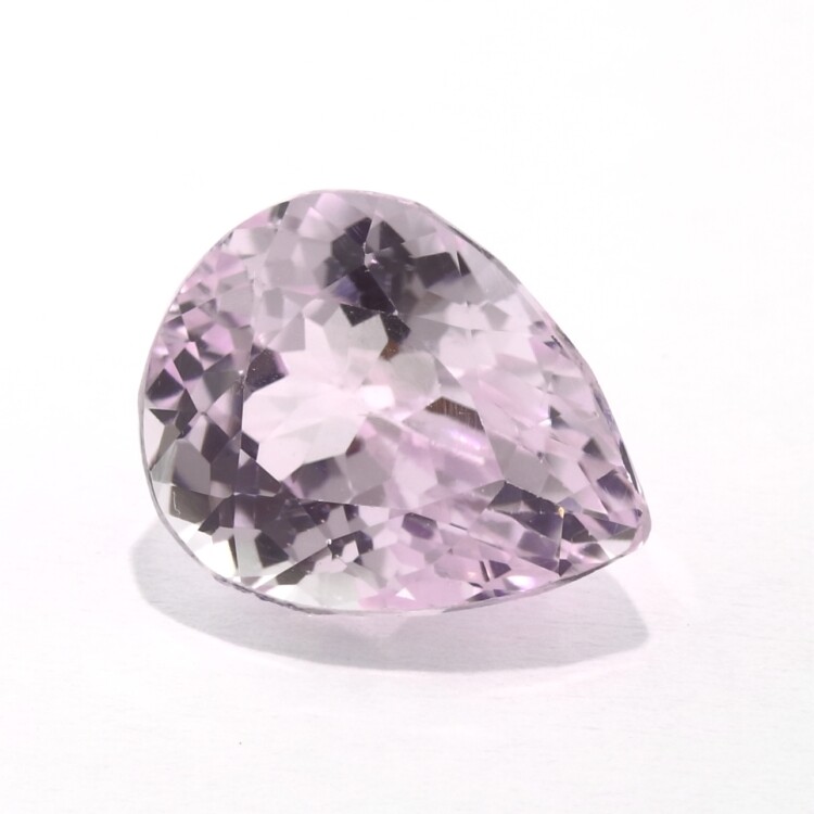 KUNZITE 13.4 x 11 MM PEAR CUT ALL NATURAL F-5203