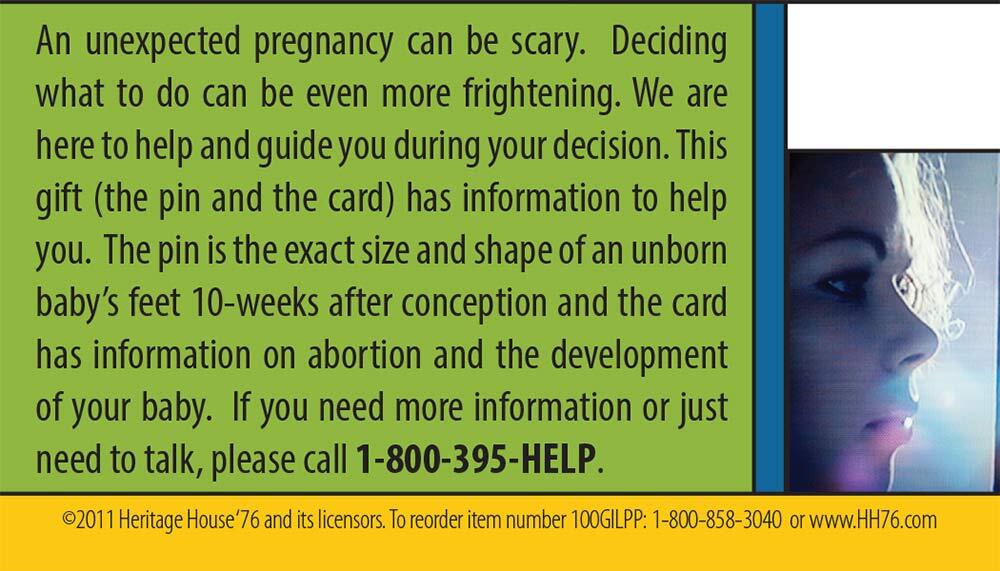 Precious Feet, Gold-Colored, Abortion Vulnurable Card Jewelry, Lapel Pin