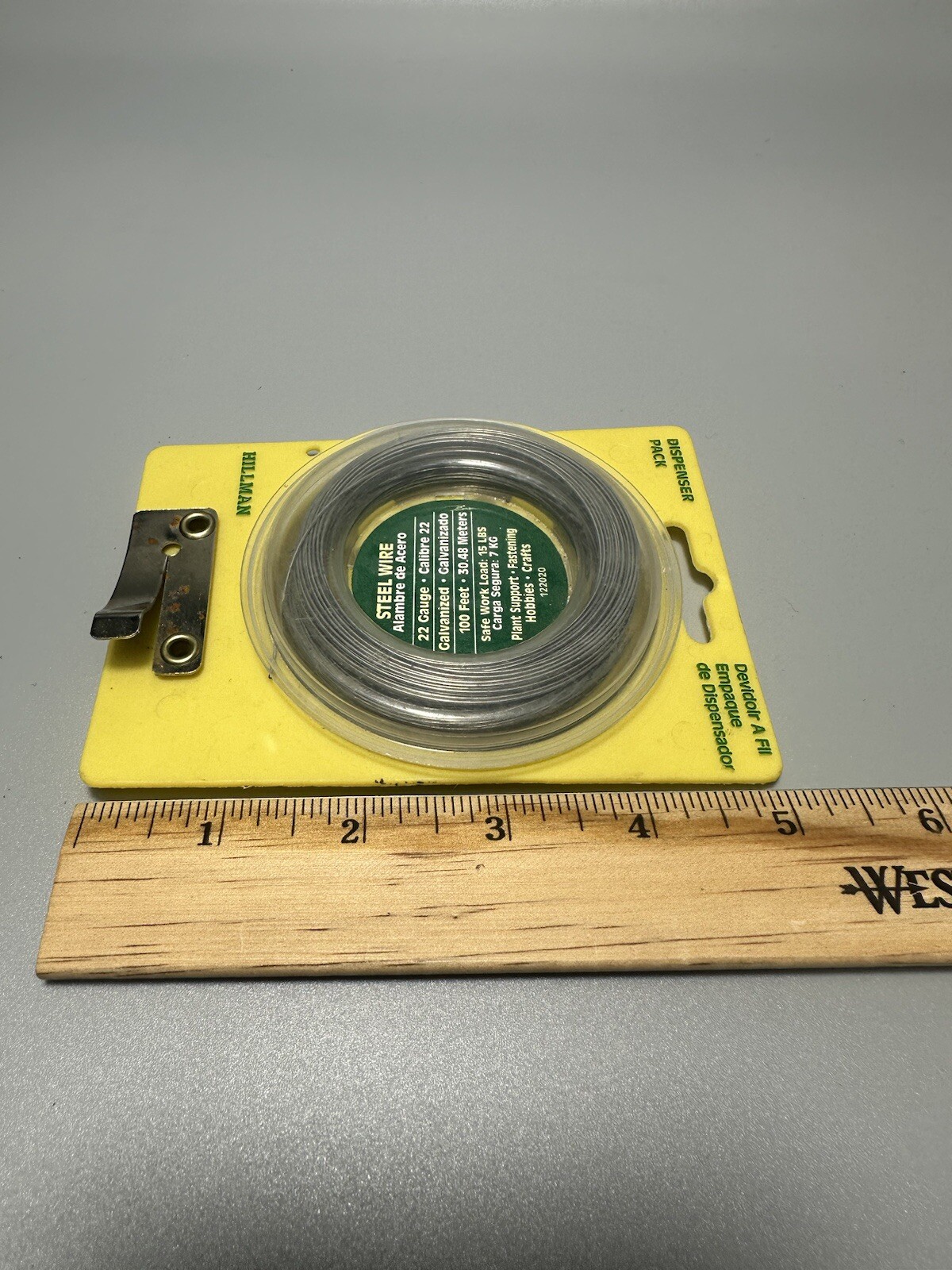 Hillman 22 Gauge Steel Galvanized Wire Hobbies Crafts Fastenings Plant Support