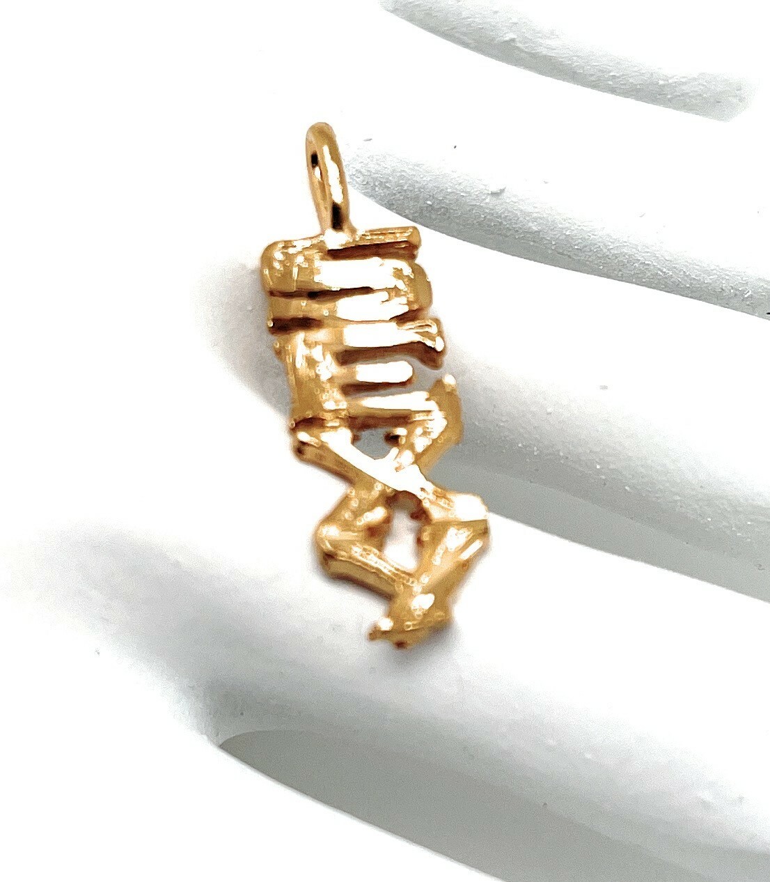 SEXY Pendant Word Charm Gold Plated Metal Jewelry For Necklace Chain Gift