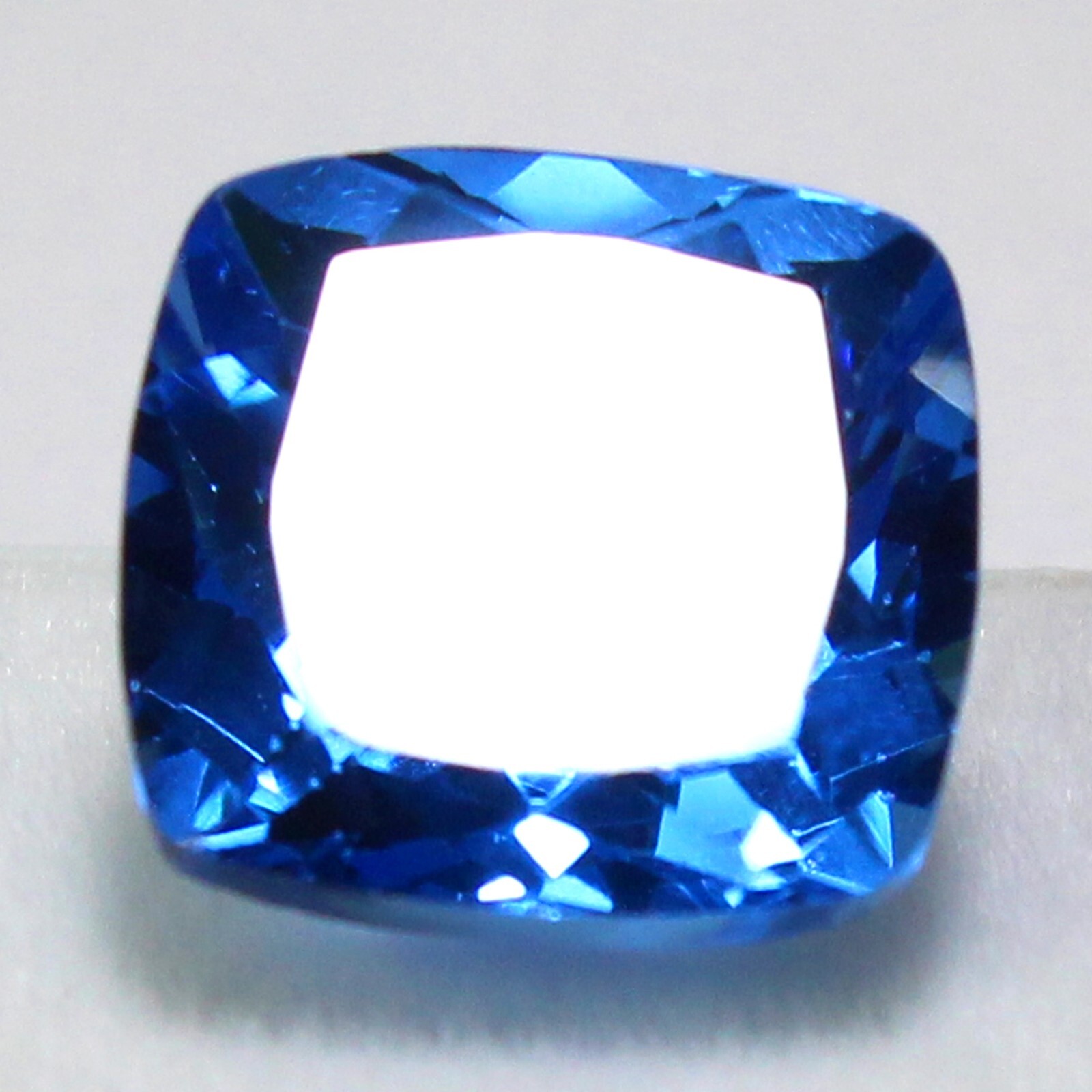 Natural 5.40 Ct Certified Brazil Indicolate Tourmaline Cushion Stunning Gemstone