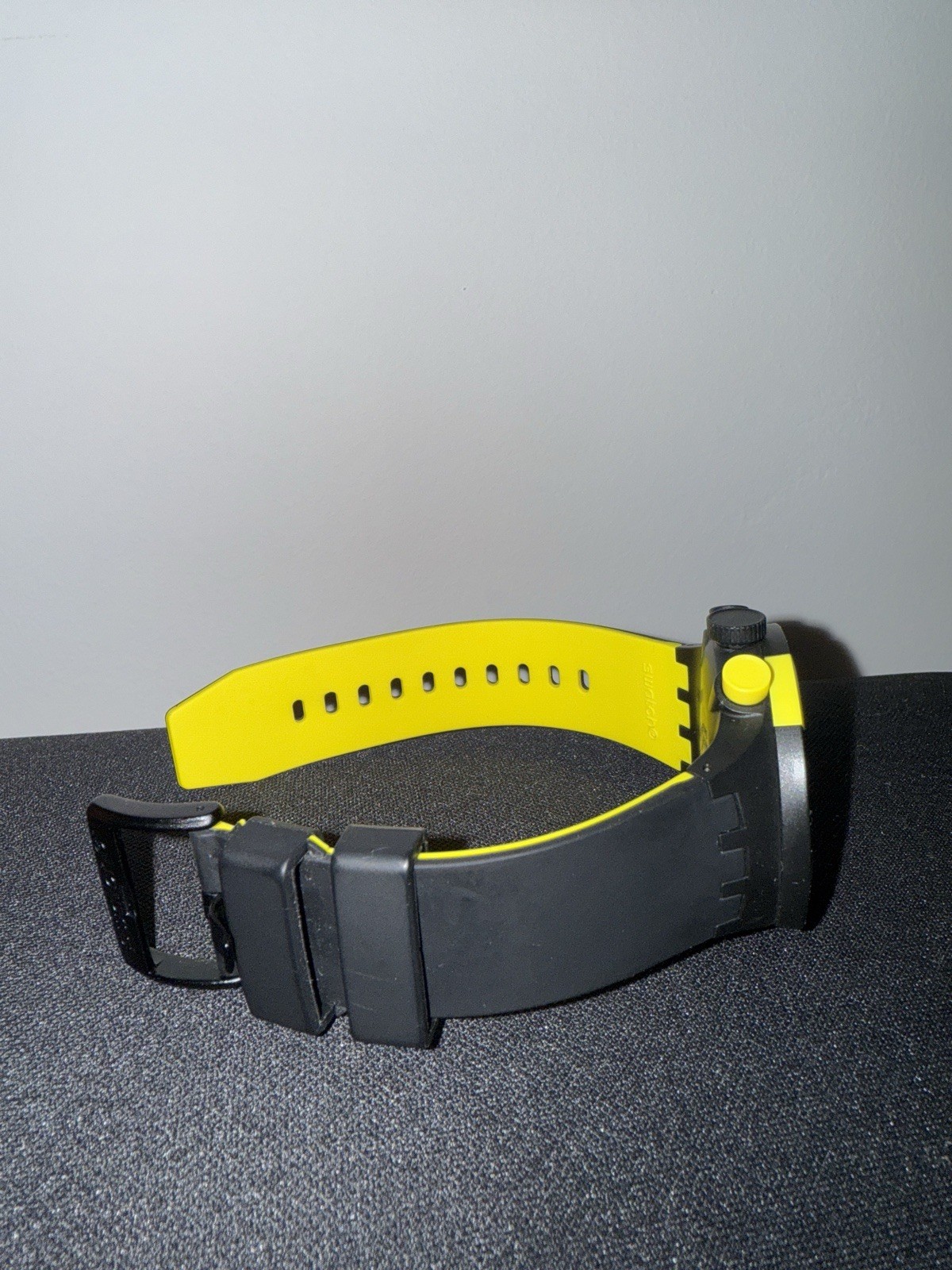 Swatch SB02B403, Big Bold Chrono 47mm Water-resistant Quartz Watch, Black