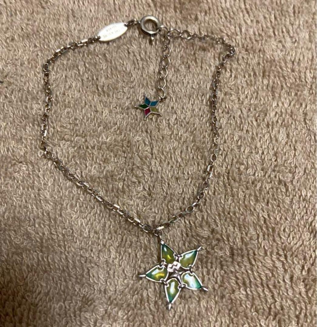 U-TREASURE KINGDOM HEARTS Connection Amulet Ventus Silver Bracelet Used No box