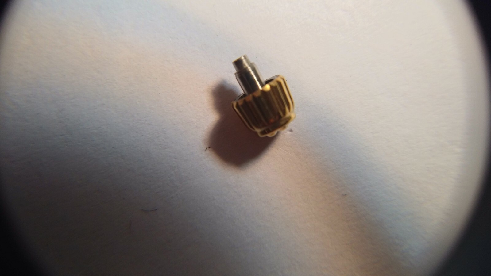 Unbranded Swiss Made crown for TAG Yellow 4.5mm w tube new CAV-5669Y SCREWDOWN