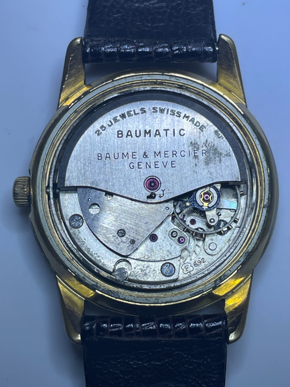 Vintage Baume & Mercier Geneve Baumatic Automatic Felsa 692 – Just Serviced!