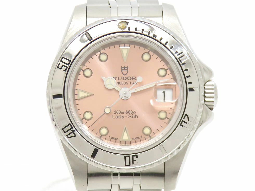 Tudor 96090 Princess Date Ladies Sub 27mm Automatic Used #033