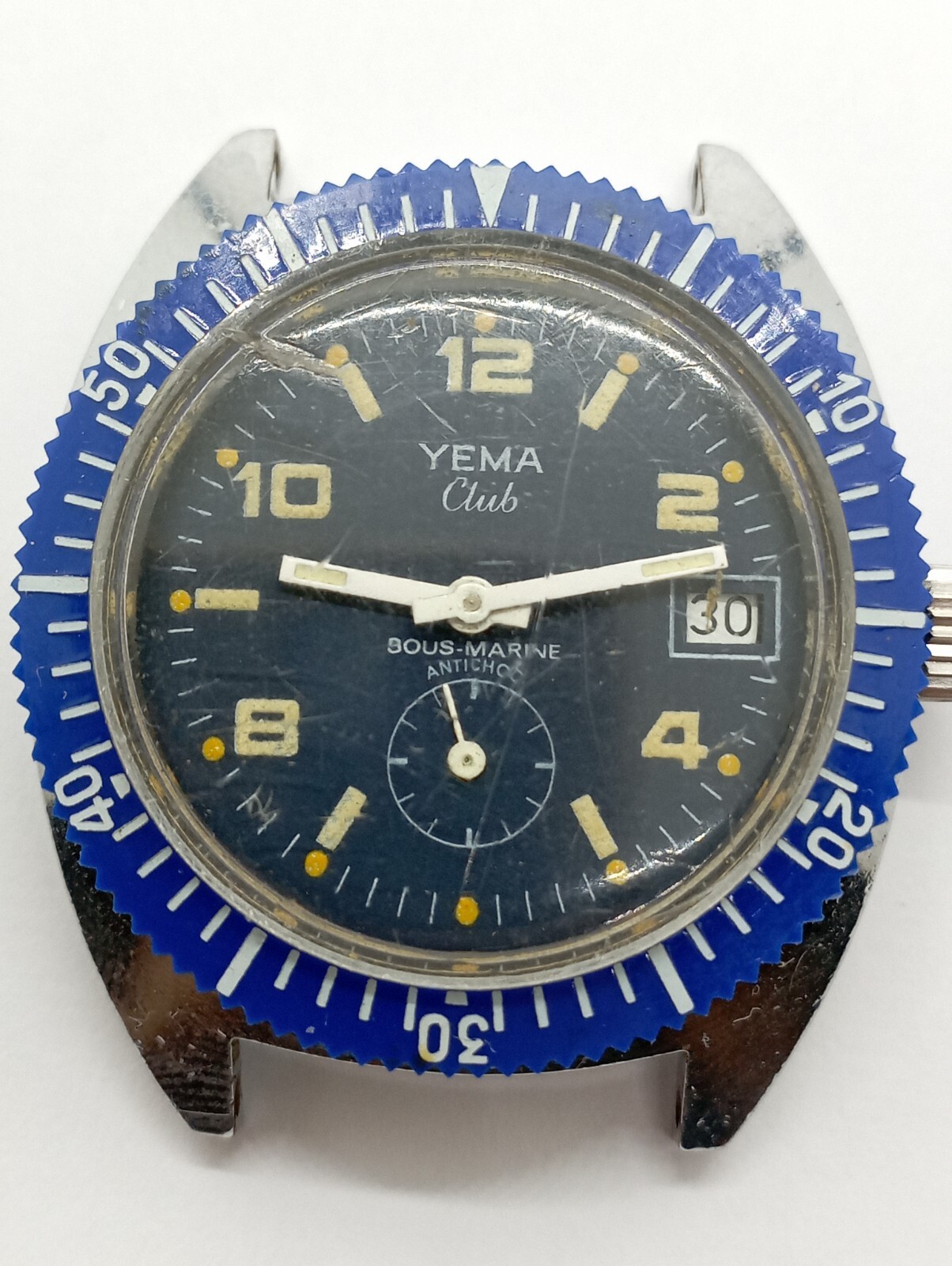 Vintage Skin Diver YEMA CLUB SOUS – MARINE cal. FE 233-69-E21 Working Watch
