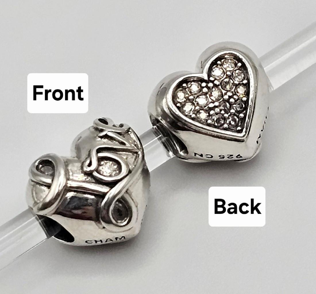 New Chamilia ELECTRIC LOVE Clear Swarovski Crystals & Sterling Bead 2025-1372