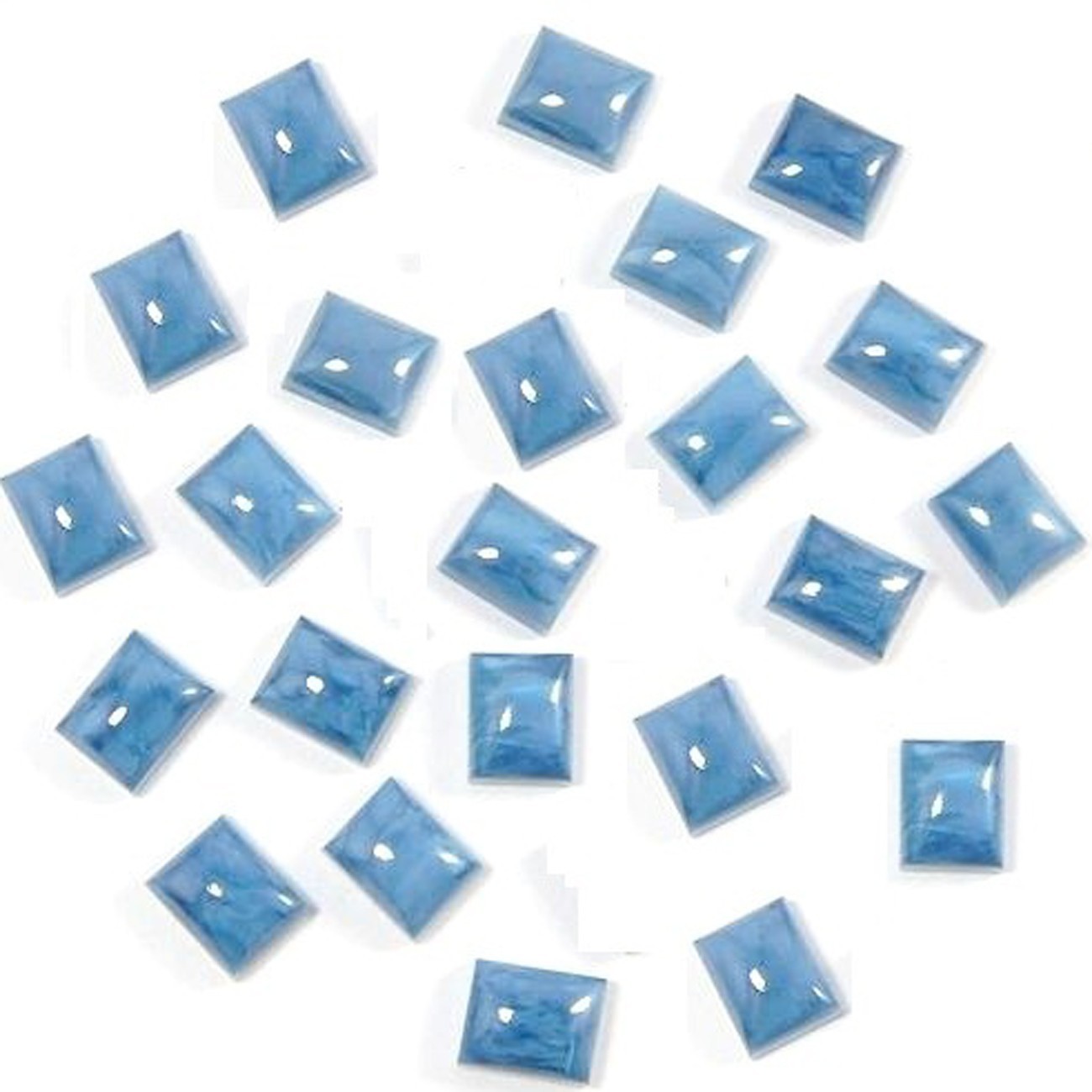 Natural Blue Opal Rectangle Cabochon 6x8mm To 20x25mm Loose Gemstone