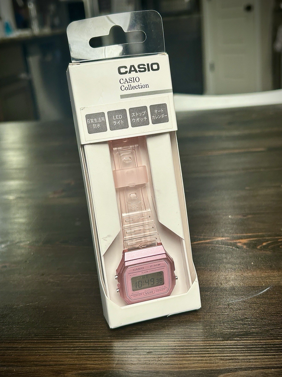 Casio F-91WS-4JH JDM Pink F-91W BNIB Japan Model Box Papers Complete