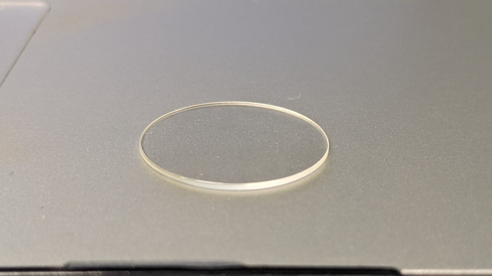 Genuine Movado Crystal mineral approx 24.4mm FLAT glass x 0.85mm thick new genui