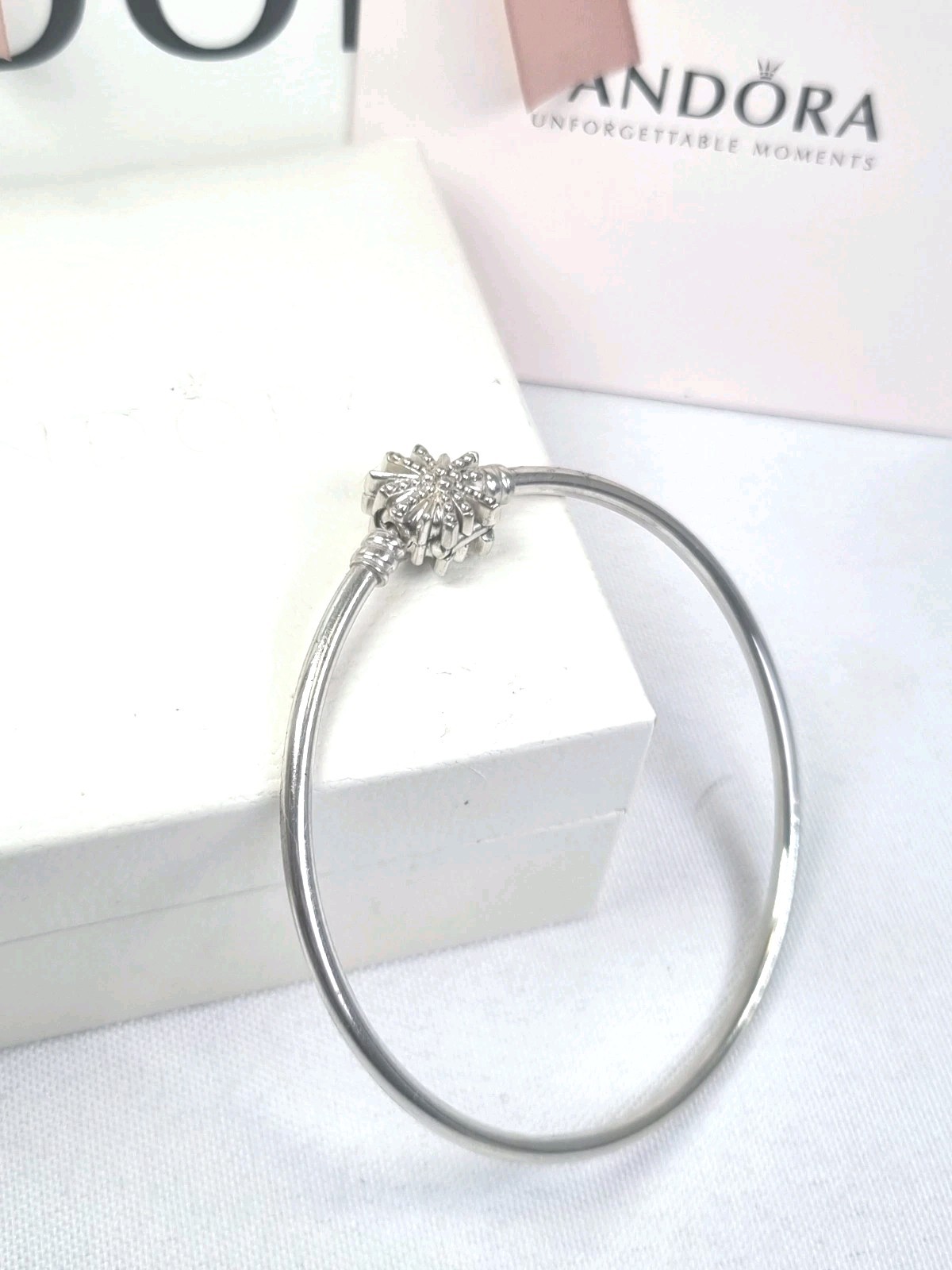 Pandora Firework Clasp Bangle, NEW With Pandora Packaging 21CM
