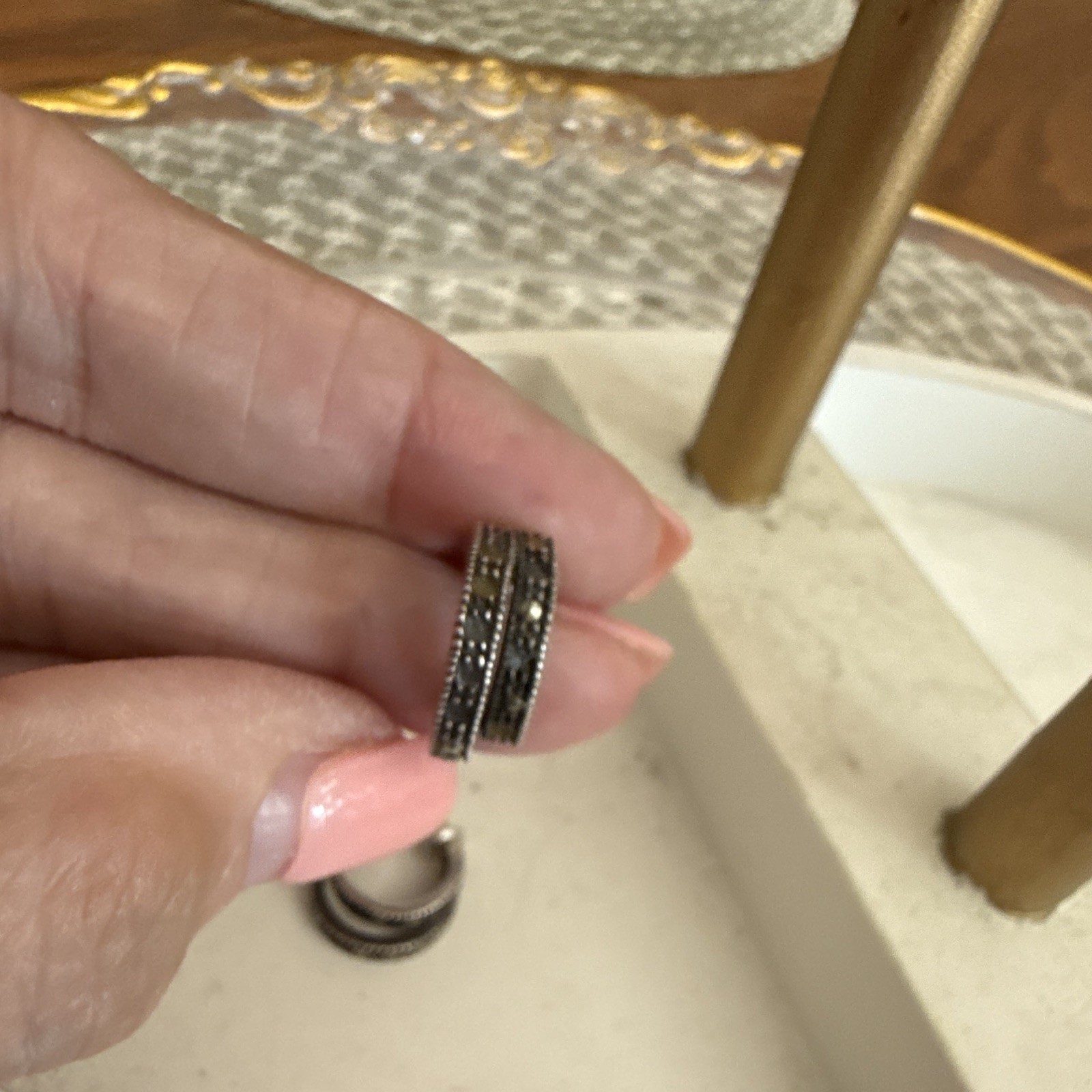 Sterling Silver Chunky Textured Round Huggie Hoop Post Back Earrings for Lobe