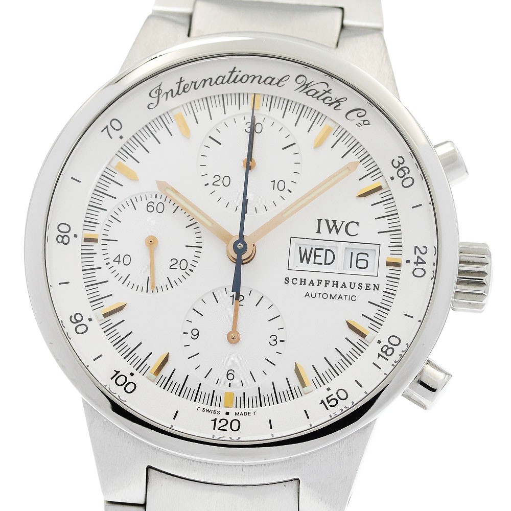 IWC SCHAFFHAUSEN GST chronograph IW370713 Day date Silver Dial AT Men’s_962520