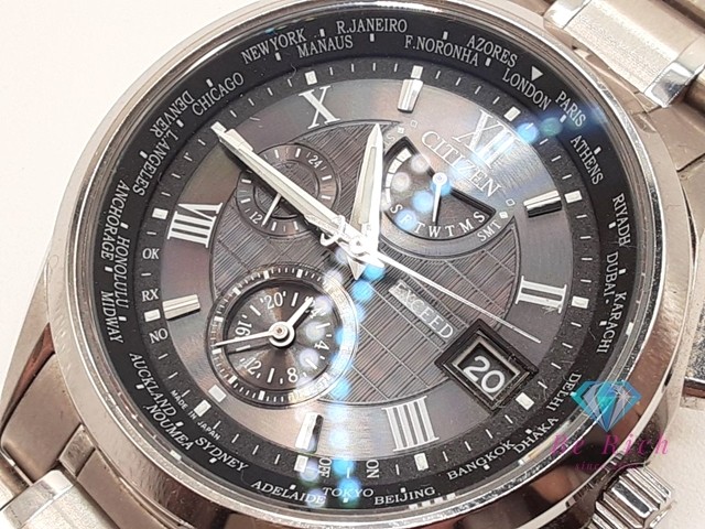 Excellent Condition CITIZEN Exceed Eco Drive Date AT9110 58E H820 T023916 Black