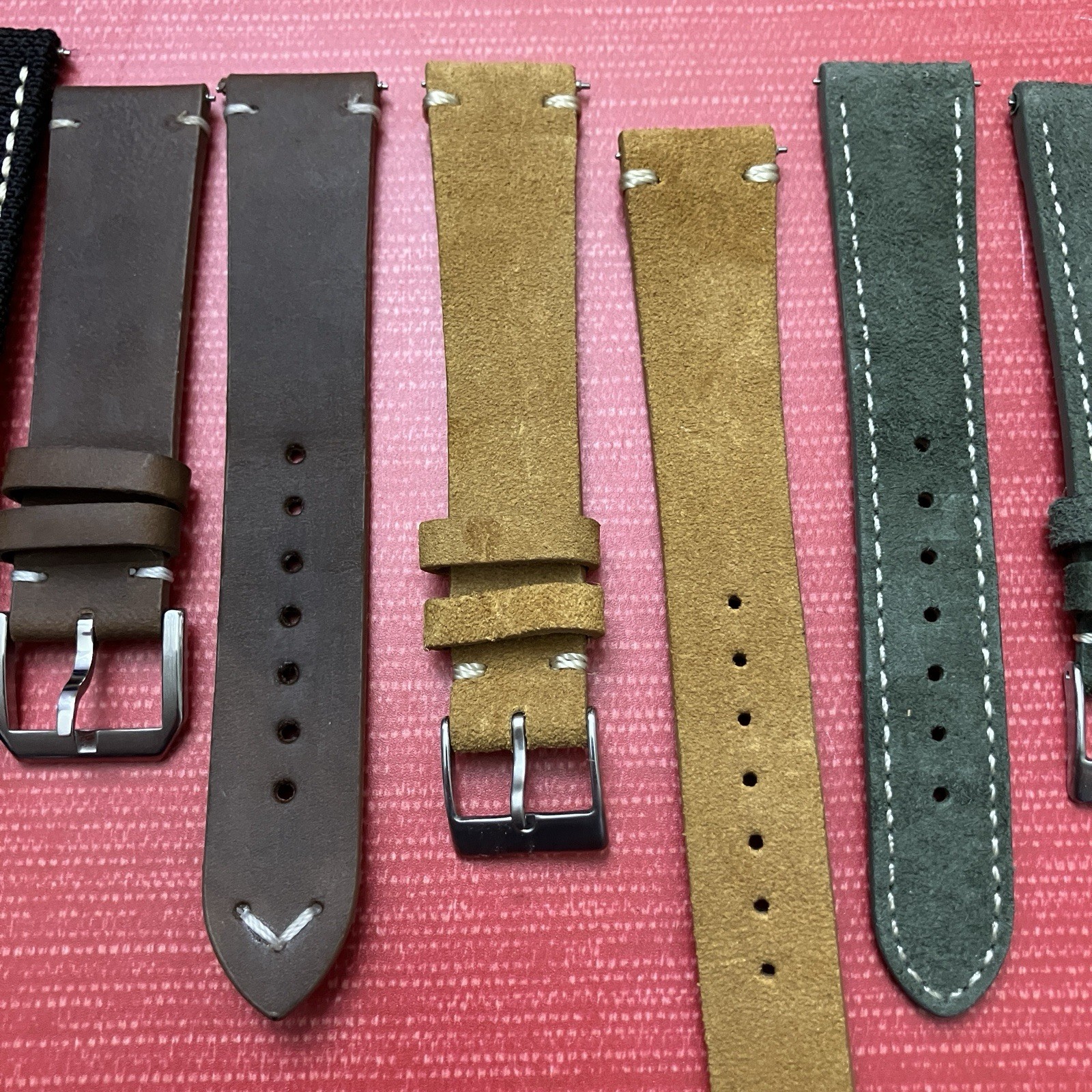 4 Pair Never Used High Quality Watch Straps Bands 20mm StrapsCo and More
