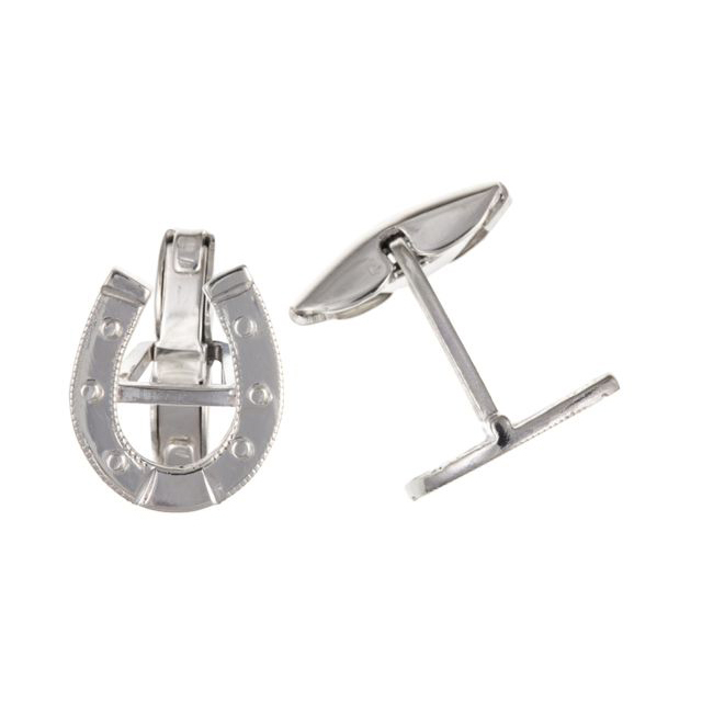 NEW Sterling Silver Horseshoe Cufflinks 16 x 13mm Quality UK Mens Jewellery 5.2g