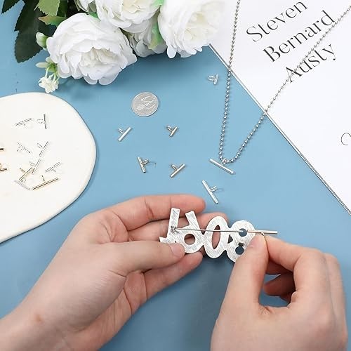 12Pcs Pin to Pendant Converters 3 Sizes Brooch Pendant Converter Brass Pin Neckl