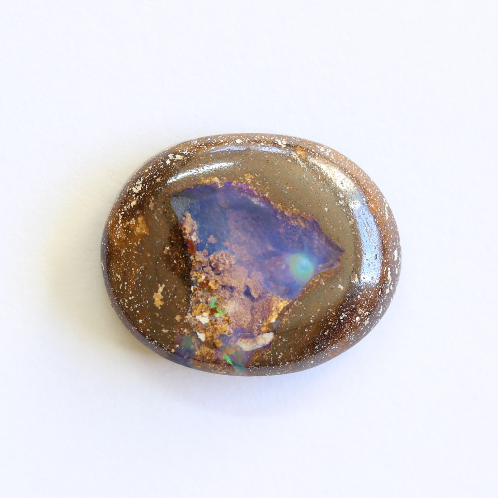 Boulder opal 6.79ct 15.5 x 12mm Australian opal natural solid loose unset stone