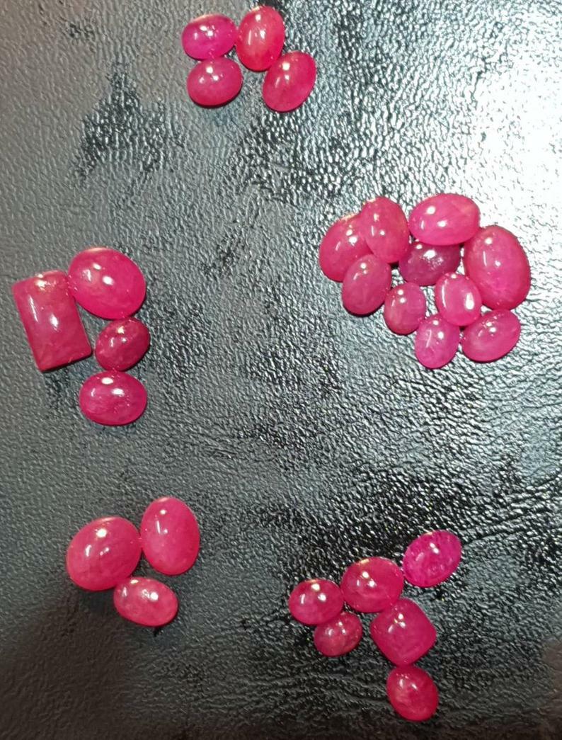 Mozambique Ruby 2cts Average Size Cabochon No Heat No Treatment 100%Natural Ruby