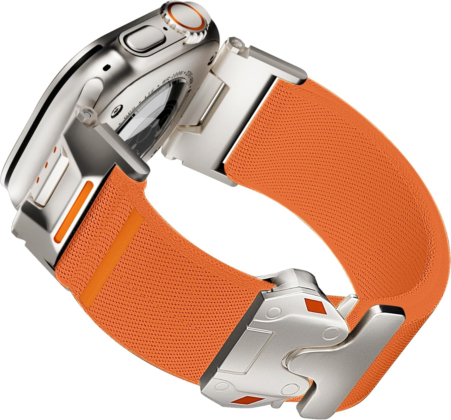 Stretchy Magnetic Watch Band For Apple Watch Bands Women Men Soft Nylon Strap