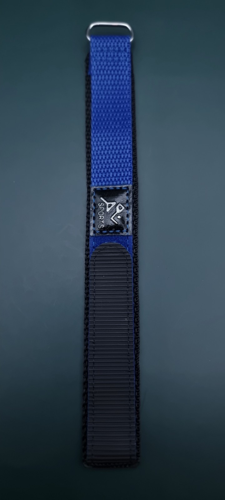 20mm ALPINE SPORTS NYLON BLUE FABRIC ADJUSTABLE WATCH STRAP HOOK & LOOP….