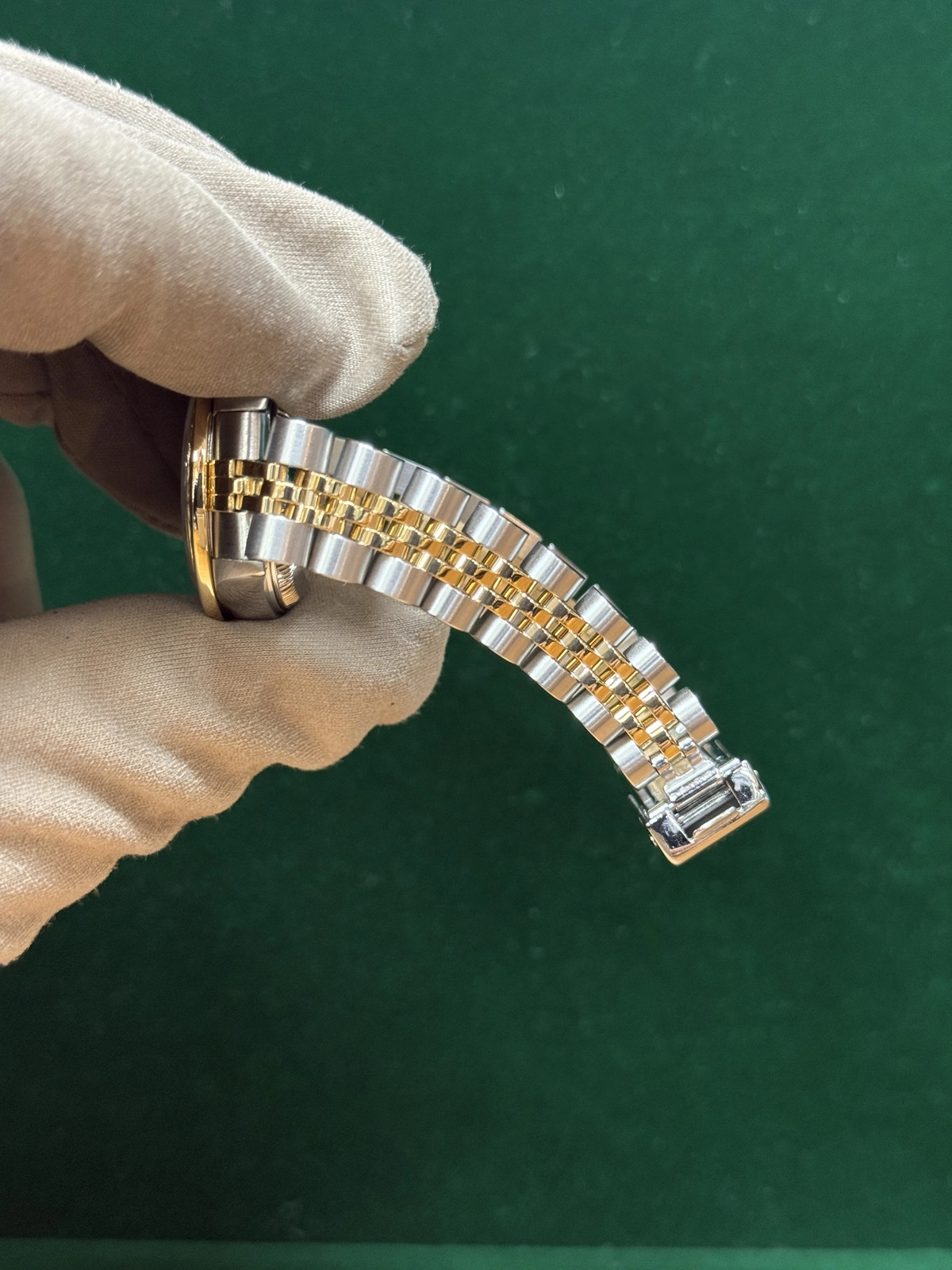 2003 Rolex Datejust Lady Champagne Roman Jubilee 79173 Steel & YG Papers Box