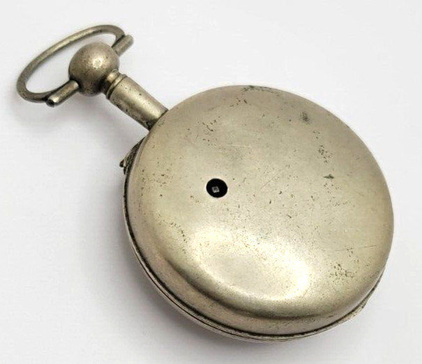 Rare Antique Samson London Verge Fusee pocket watch, double cased AS IS