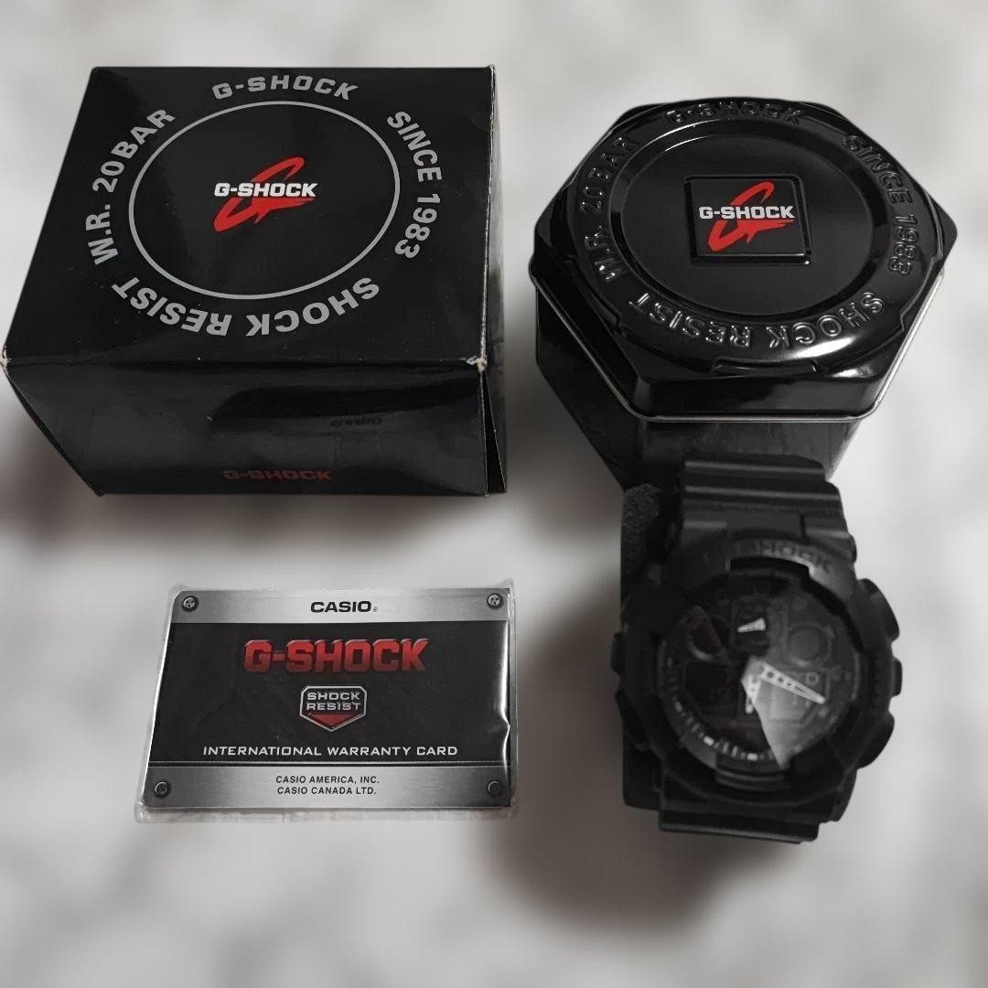 CASIO G-SHOCK GA100-1A1 Overseas Model (Imported from overseas) Black