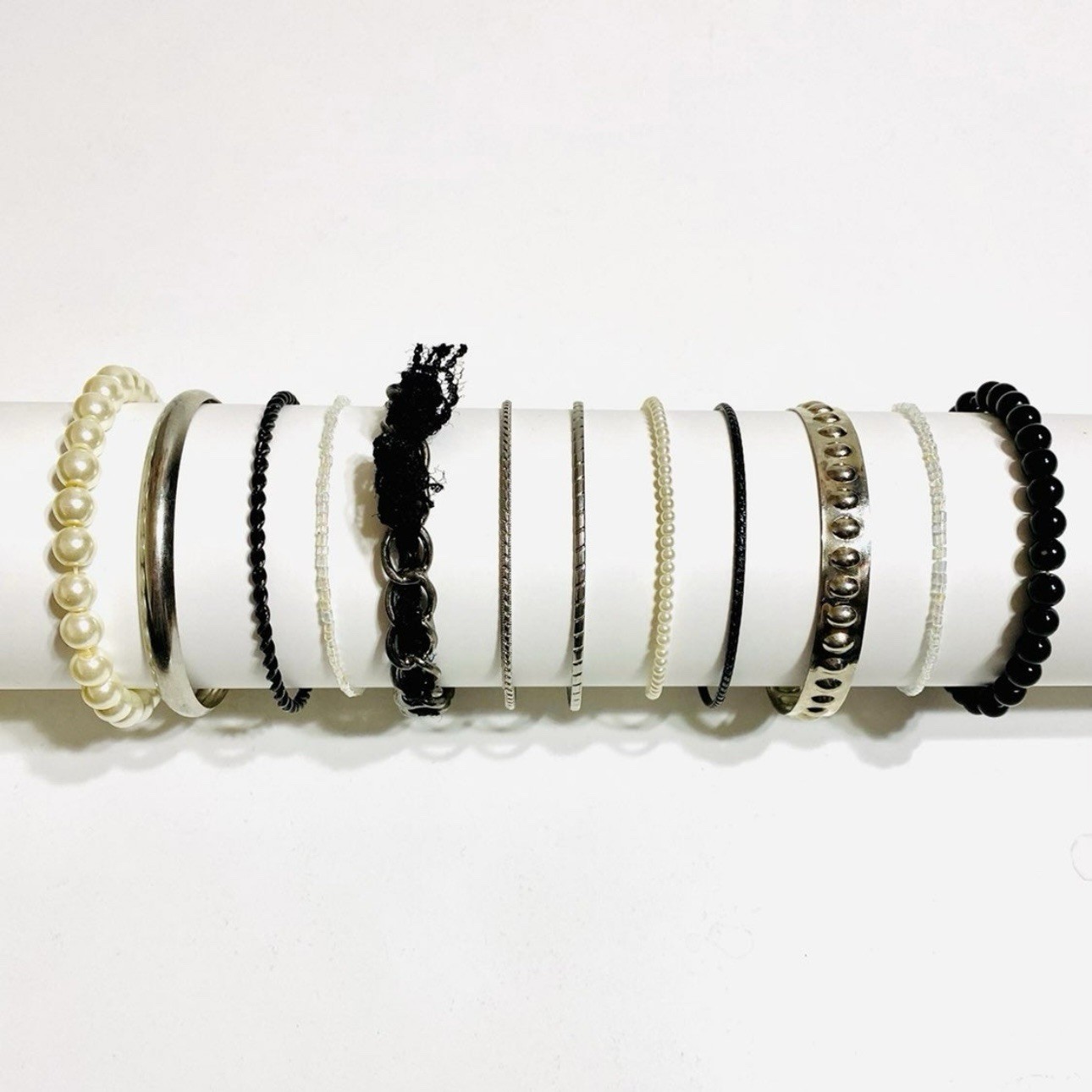 BERSHKA 12-piece mixed bracelet set