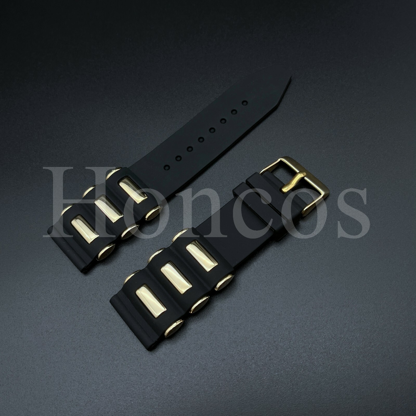 26MM RUBBER BAND STRAP FITS FOR INVICTA 1435 1436 1545 1798 1932 SEA SPIDER BLK
