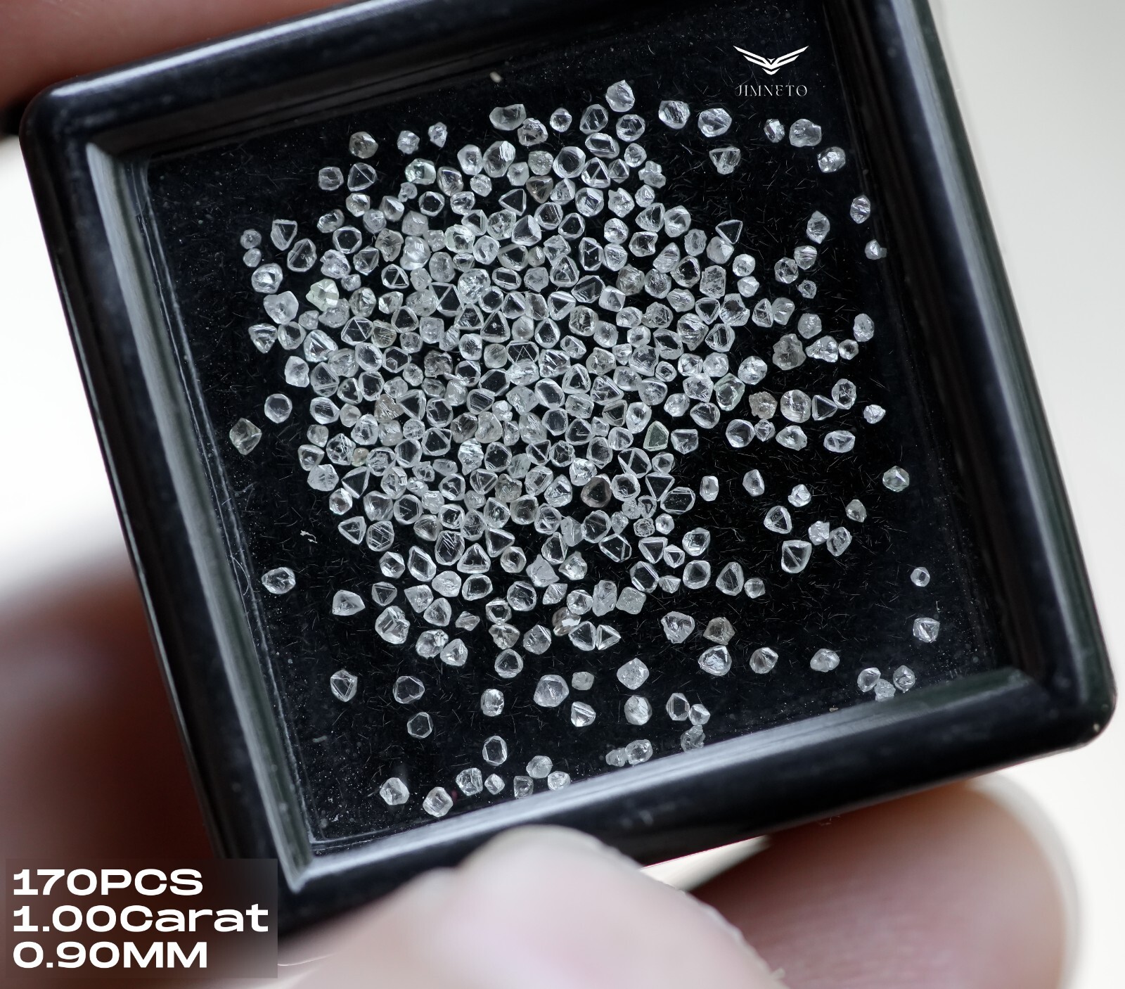 290 Pcs 1.00 Carat White Tiny Rough Diamond Small Raw Loose Diamonds