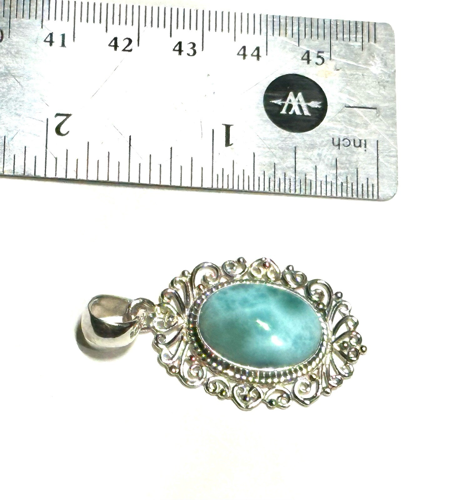 Lariat Solid 925 Sterling Silver Pendant