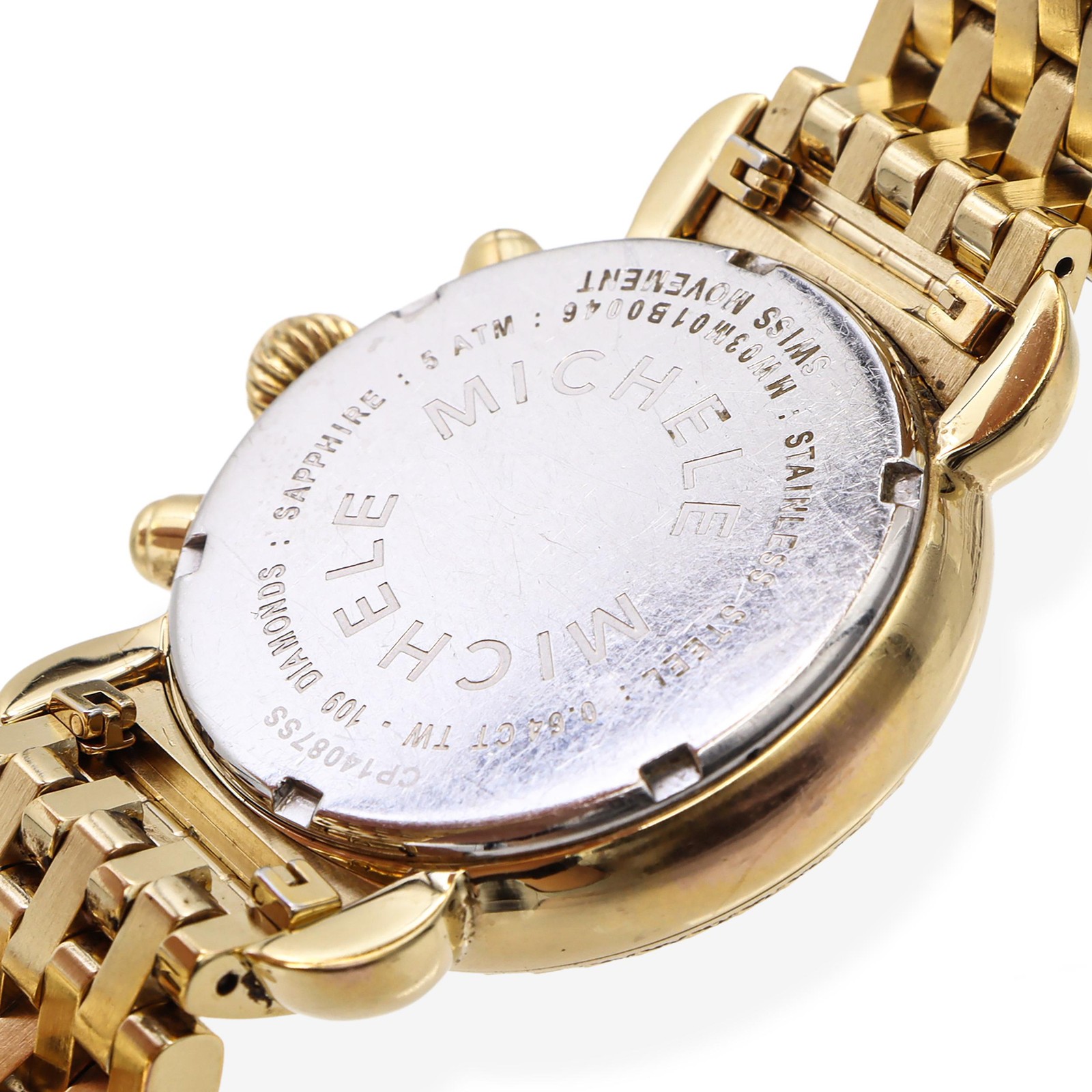 Michele CSX Diamond Chronograph Women’s Quartz Watch
