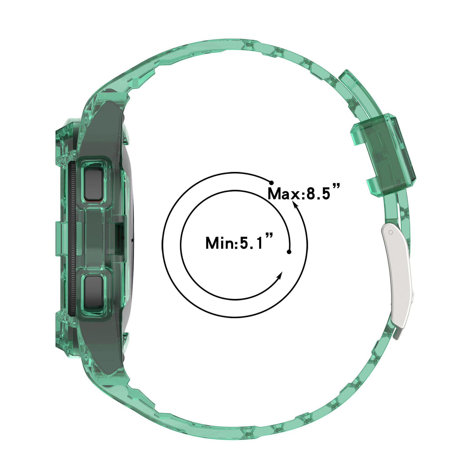 New Sport TPU Silicone Band Strap Case For Samsung Galaxy Watch 4 5 6 40mm 44mm
