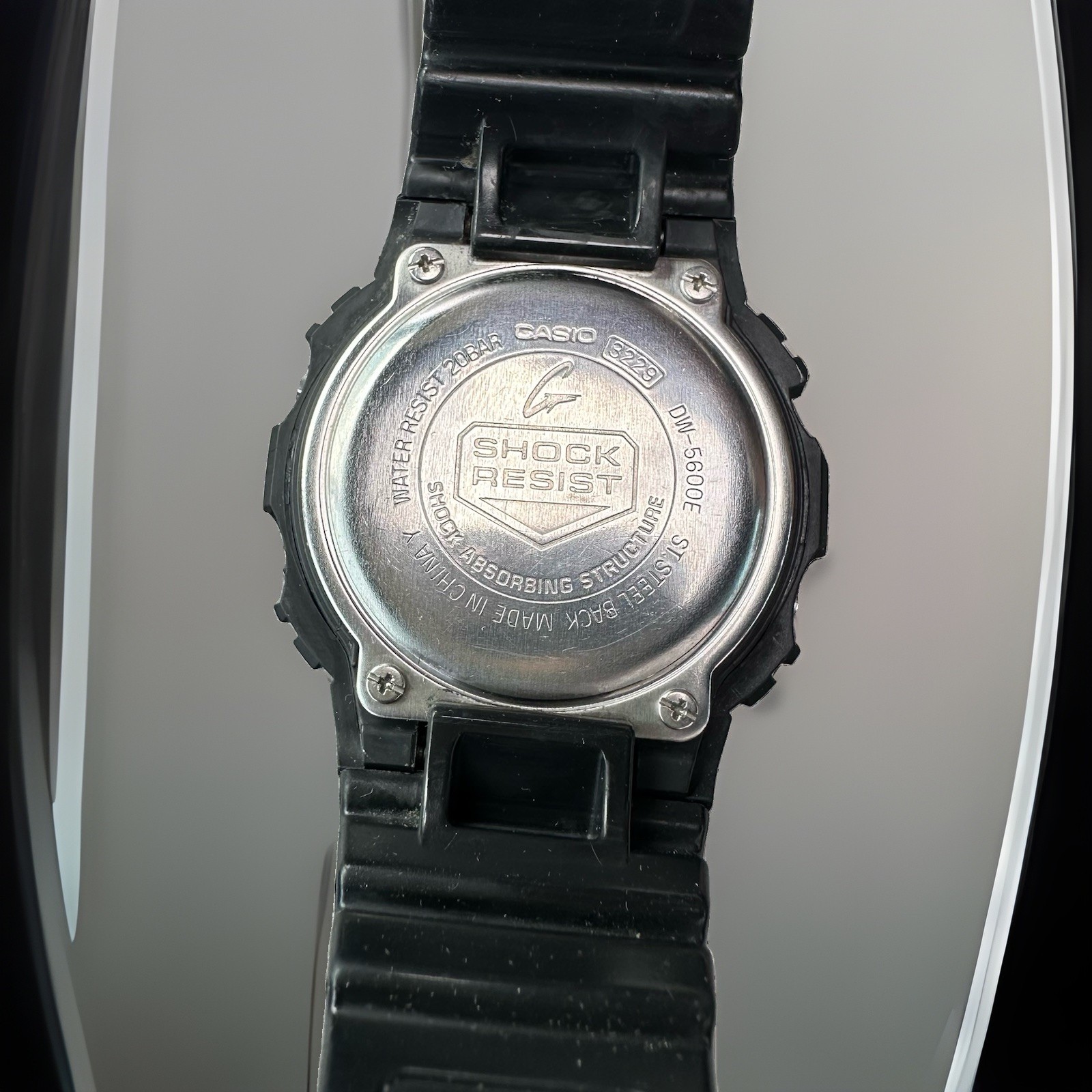 Casio G-SHOCK DW5600E Digital Watch EL Backlight Alarm 200m Black