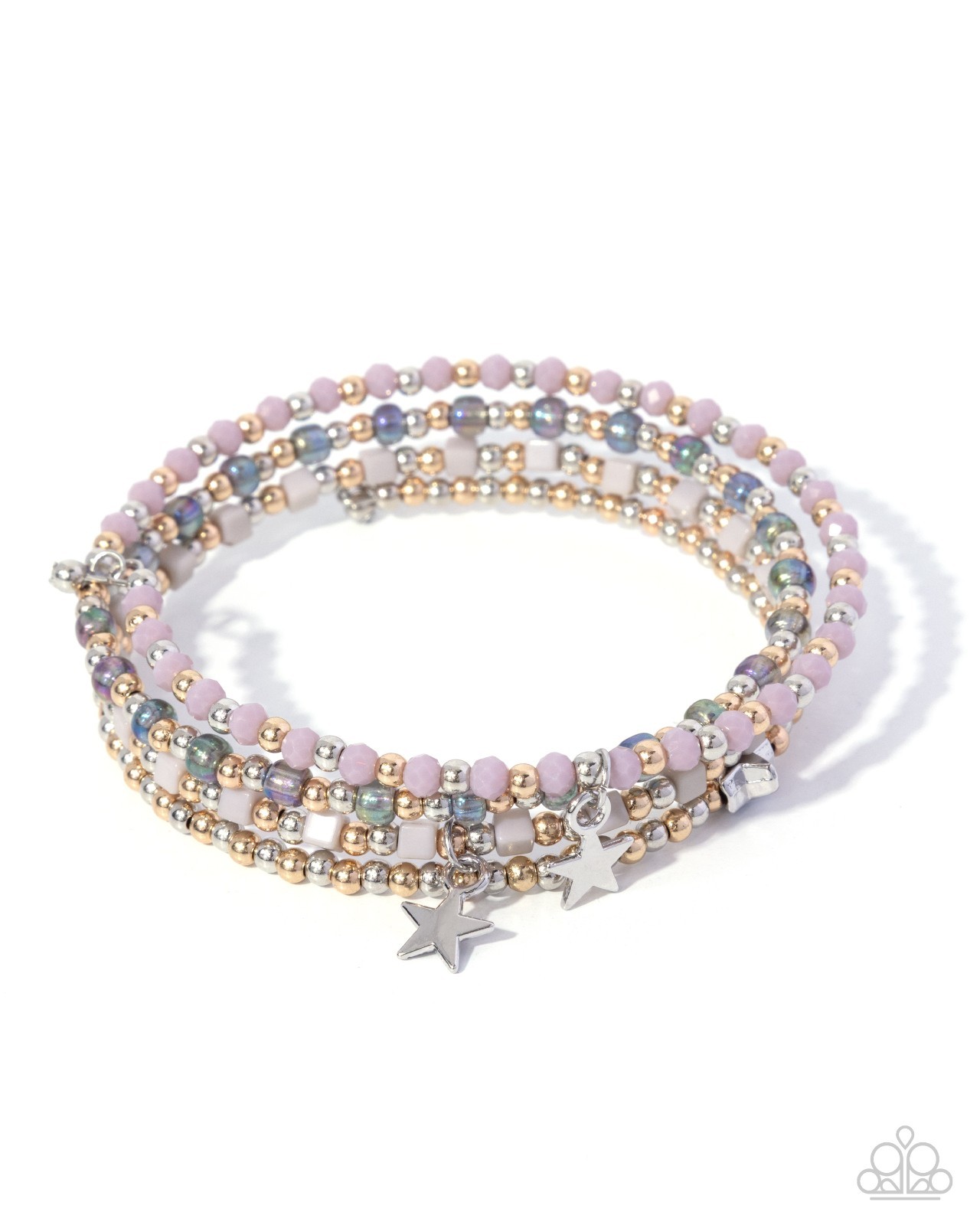 ~ Paparazzi ~ Stellar Stack ~ Purple ~ Bracelet ~ New 05/26 ~ Stars ~