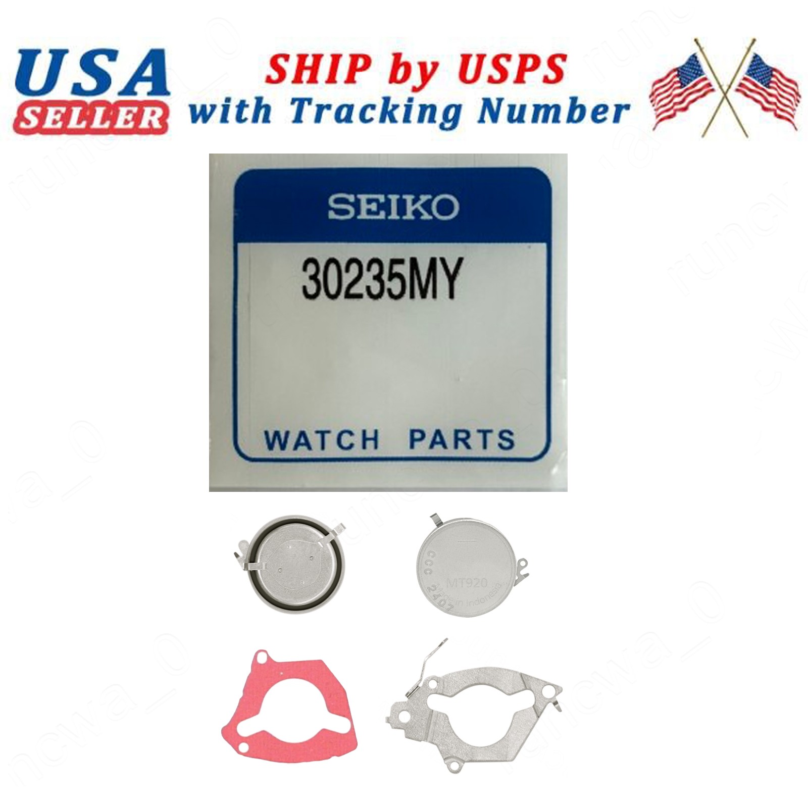 For Seiko Kinetic Watch Capacitor Battery 30235MY 5M22 5M23 5M25 5M42 5M43 5M45