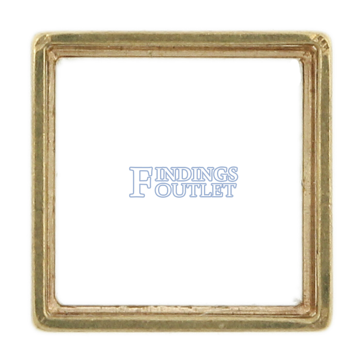 14K Yellow Gold Princess Bezel Low Base Head Setting Mounting 0.06ct – 2.00ct