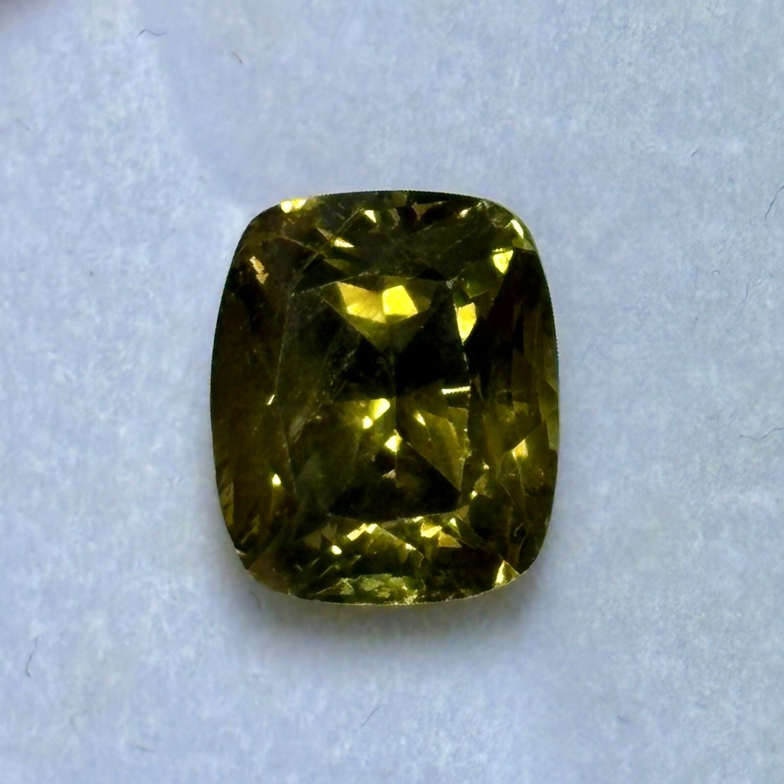 Chrysoberyl Natural 6.50 Carat Genuine Loose Gemstone Sri Lanka 10.5x9mm Cushion